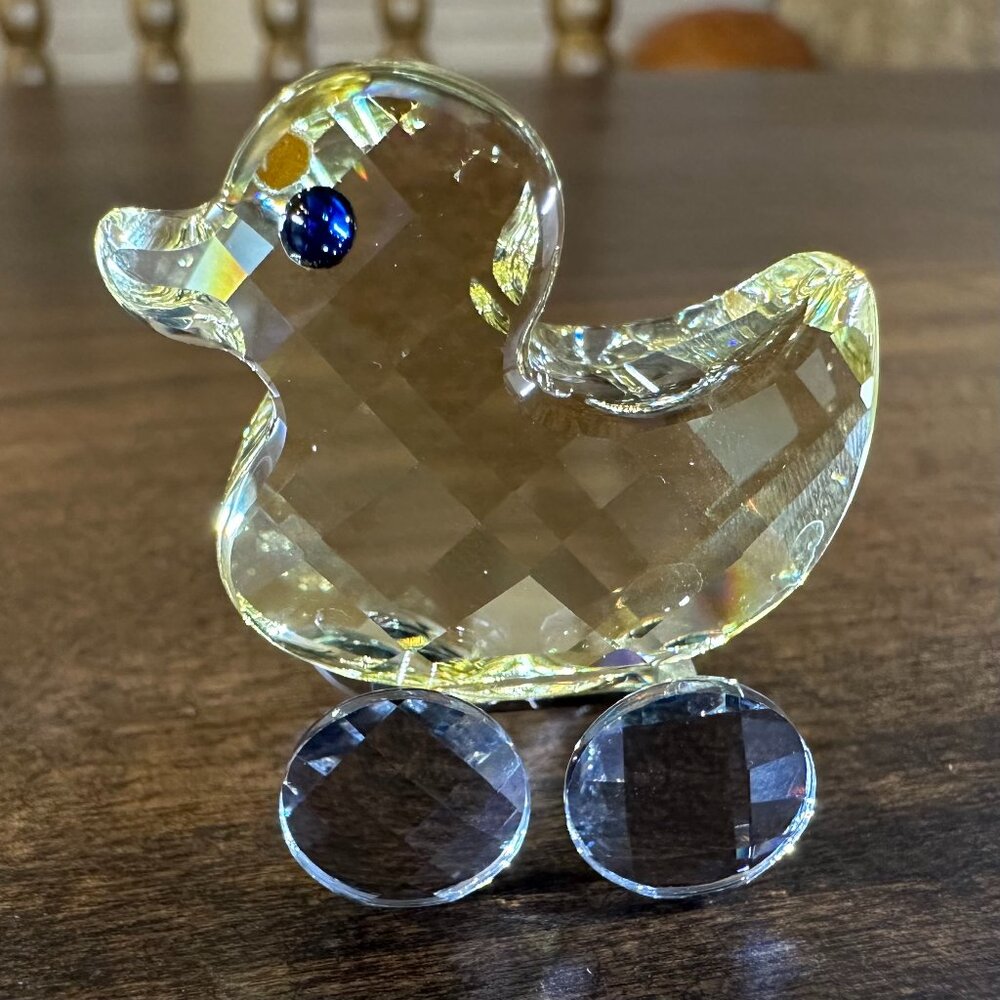 RETIRED Swarovski Crystal Memories Figurine w/Box - Lucy the Duck - 9460 200 001